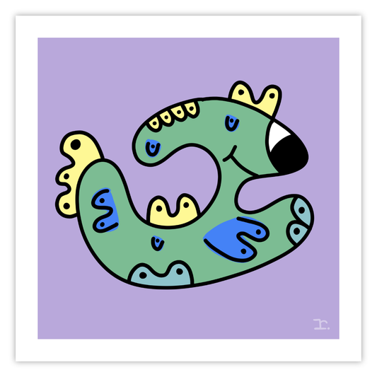 "SQUIRMEES #014" - PRINT