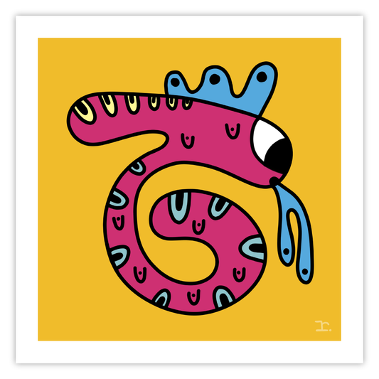 "SQUIRMEES #018" - PRINT