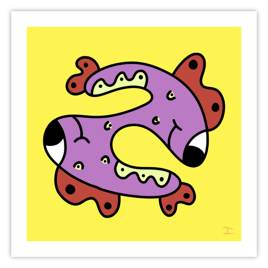 "SQUIRMEES #021" - PRINT