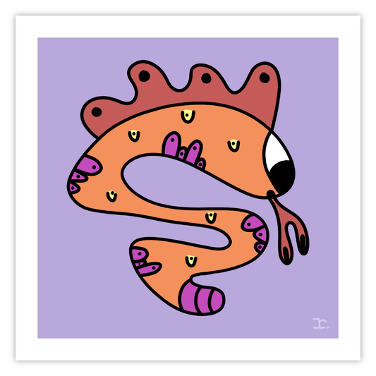 "SQUIRMEES #023" - PRINT