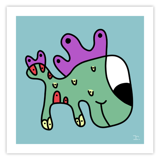 "SQUIRMEES #028" - PRINT