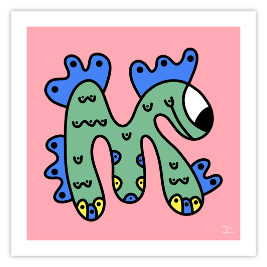 "SQUIRMEES #036" - PRINT