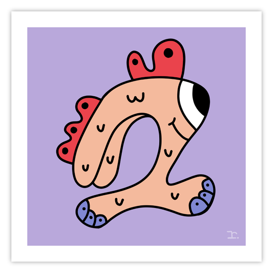 "SQUIRMEES #040" - PRINT