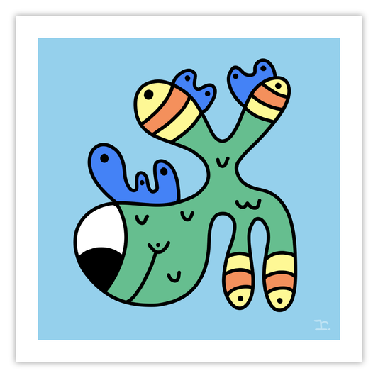 "SQUIRMEES #054" - PRINT