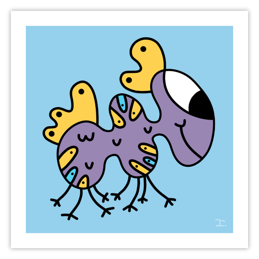 "SQUIRMEES #058" - PRINT