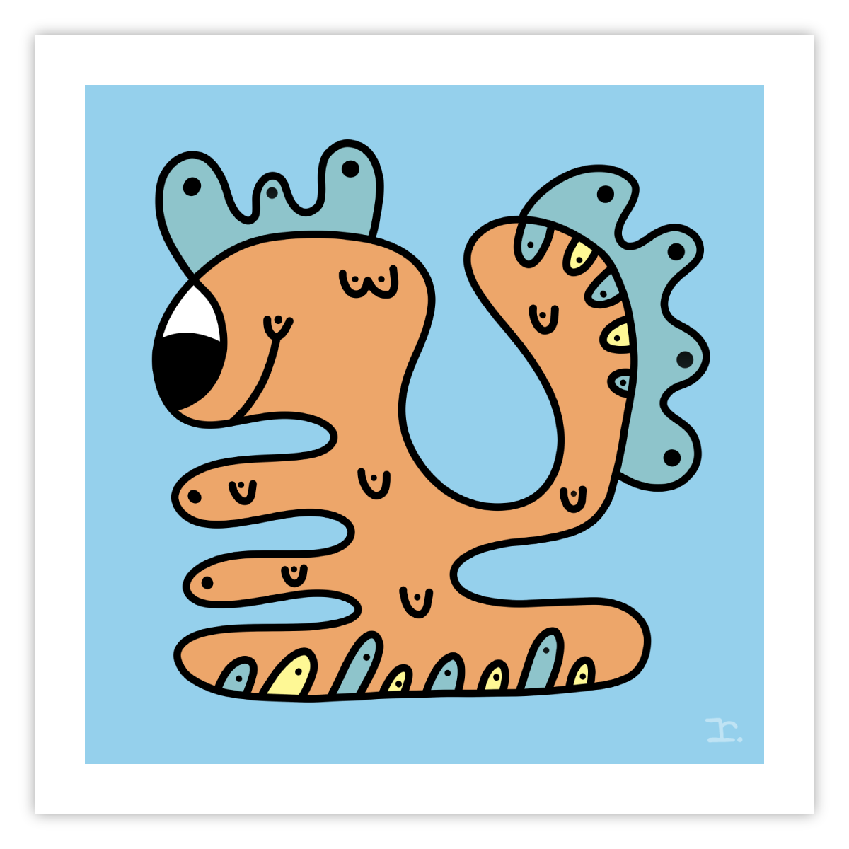 "SQUIRMEES #070" - PRINT