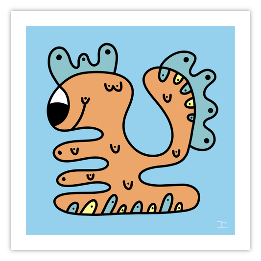 "SQUIRMEES #070" - PRINT