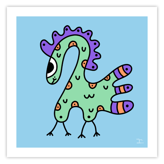 "SQUIRMEES #080" - PRINT
