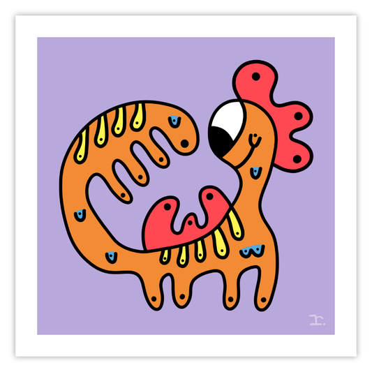 "SQUIRMEES #084" - PRINT