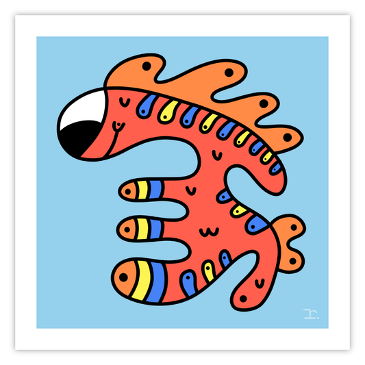 "SQUIRMEES #090" - PRINT