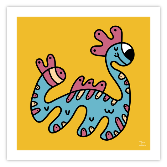 "SQUIRMEES #091" - PRINT