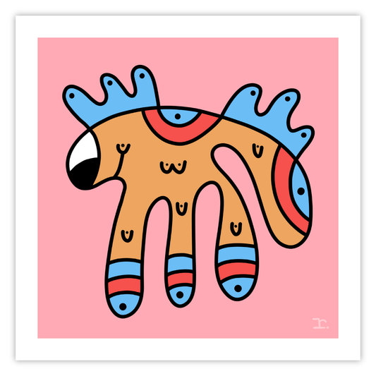 "SQUIRMEES #099" - PRINT