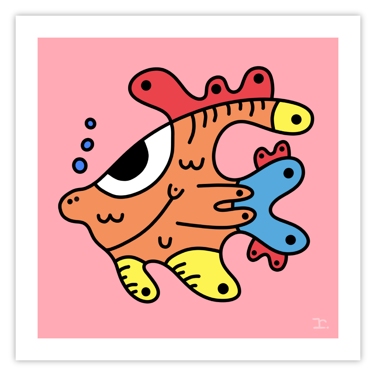 "SQUIRMEES #217" - PRINT