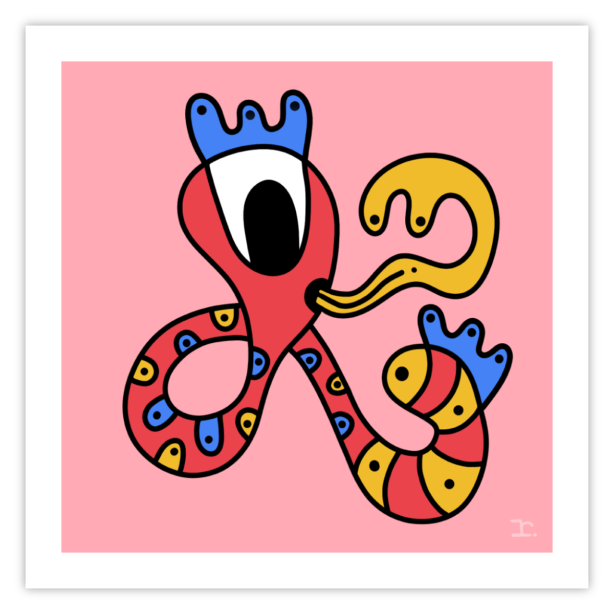 "SQUIRMEES #298" - PRINT