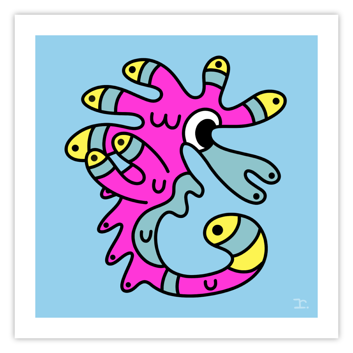 "SQUIRMEES #320" - PRINT