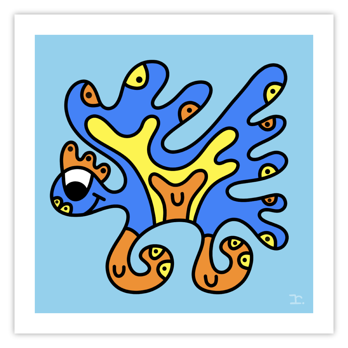 "SQUIRMEES #471" - PRINT